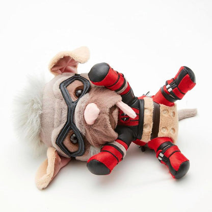 Marvel: Plüschtier Deadpool Wolverine (Dogpool) Plüsch Offizielles Disney Stofftier 25cm
