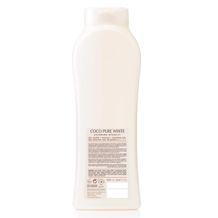 Tulipan Negro Shower Gel Duschbad (reine weiße Kokosnuss) Weißes Duschgel 650 ml