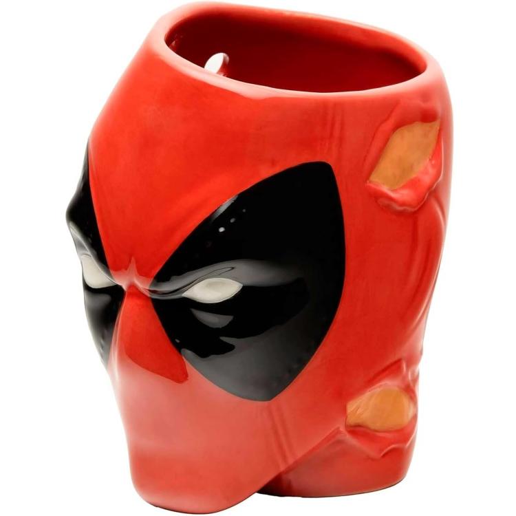 Paladone Marvel Deadpool Portapenne Vaso Per Piante  Da Scrivania "Pen E Plant Pot" 13Cm - Da Collezione Head