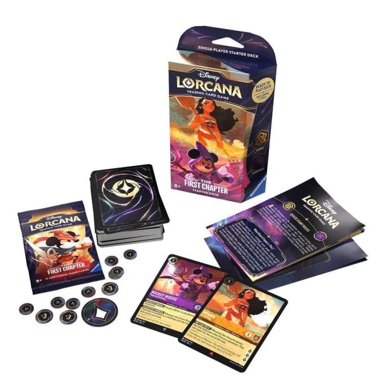 Disney Lorcana - The First Chapter Starter Deck Trading Card Bernstein/Amethyst Eng