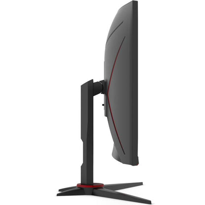 Aoc Monitor 27" Curvo Gaming Full Hd Fhd Wifi 165hz Va C27g2e Nero Red/Black