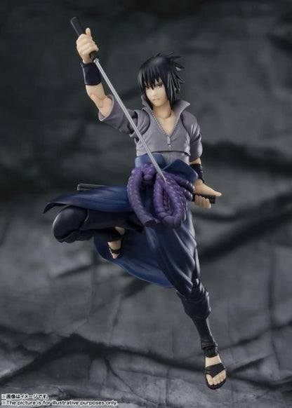 BANDAI SH FIGUARTS : NARUTO SHIPPUDEN (SASUKE UCHIHA) HATRED FIGUR ANIME 15CM