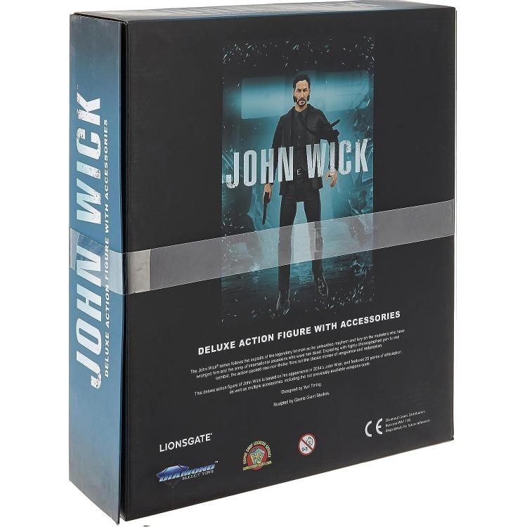 DIAMOND SELECT TOYS (JOHN WICK) DELUXE ACTION FIGURE 18CM BOX SET CON ACCESSORI