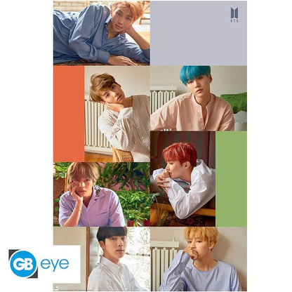 ABYSTYLE MAXI POSTER COLLAGE BTS: "CALIFORNIA" POP BAND (GB EYE) 91,5x61cm