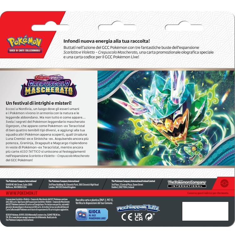 Pokemon Erweiterung 3 Booster Maskeraden-Zwielicht Karmesin & Purpur De "Snorlax"