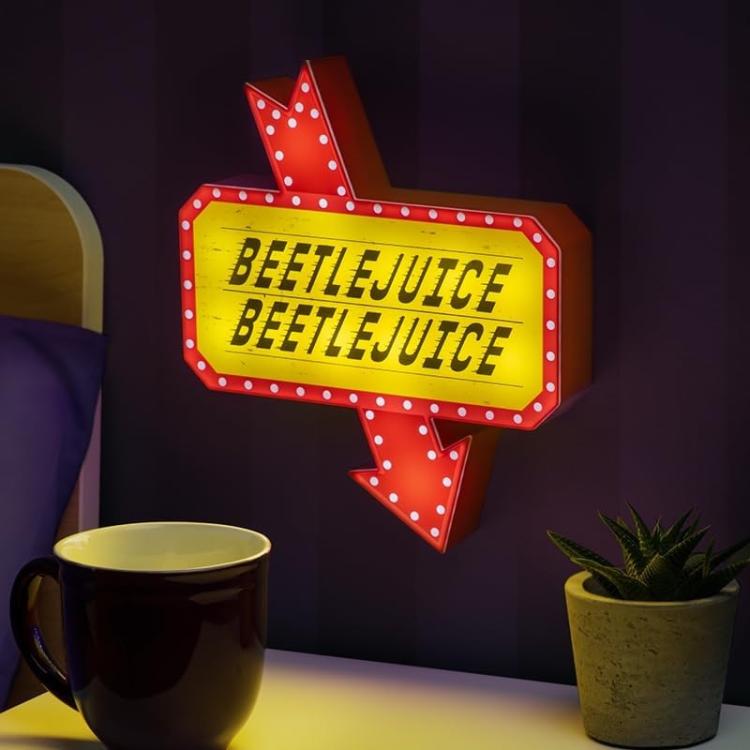 Paladone Tisch-/Wandleuchte Logo Light (Beetlejuice) Horror Akku USB