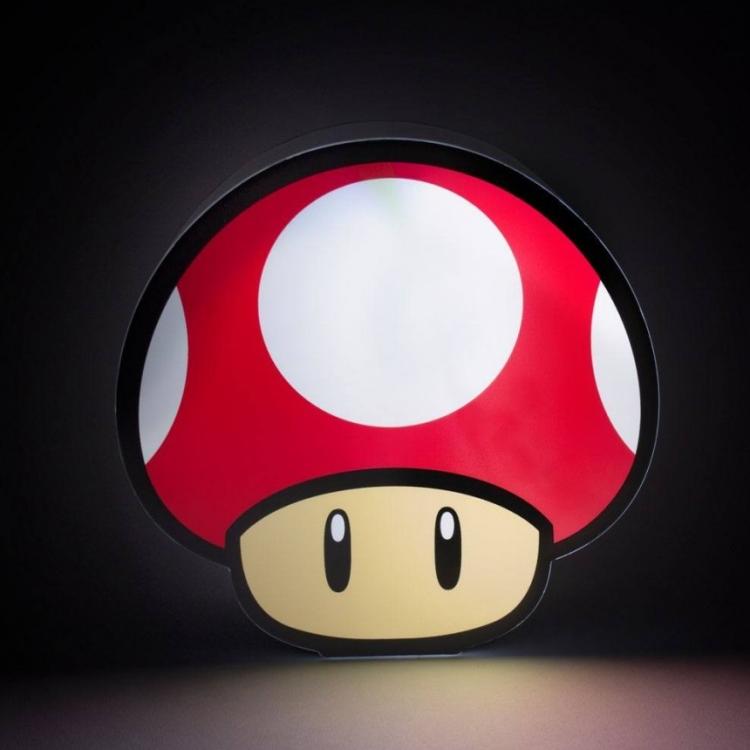 Paladone 3D Super Mario Pilzlampe Nachtlicht Gadget