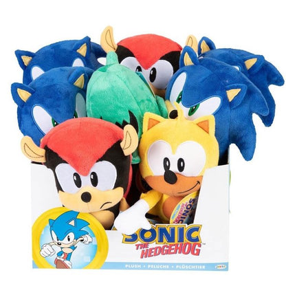 Jakks Pacific Sonic The Hedgehog Movie Peluche Display (8 Personaggi Misti) 23Cm