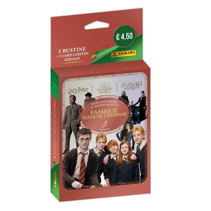 Panini Harry Potter Blister 5 Bustine + 1 Card Sticker Album: Famiglie Magiche