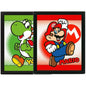 Pyramid - Super Mario Bros / Yoshi Flip Poster Framed 3D Lenticular