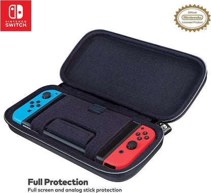 Nintendo Switch Deluxe Reisetasche Hülle Metallic Silber Kompatibel mit Oled/Lite