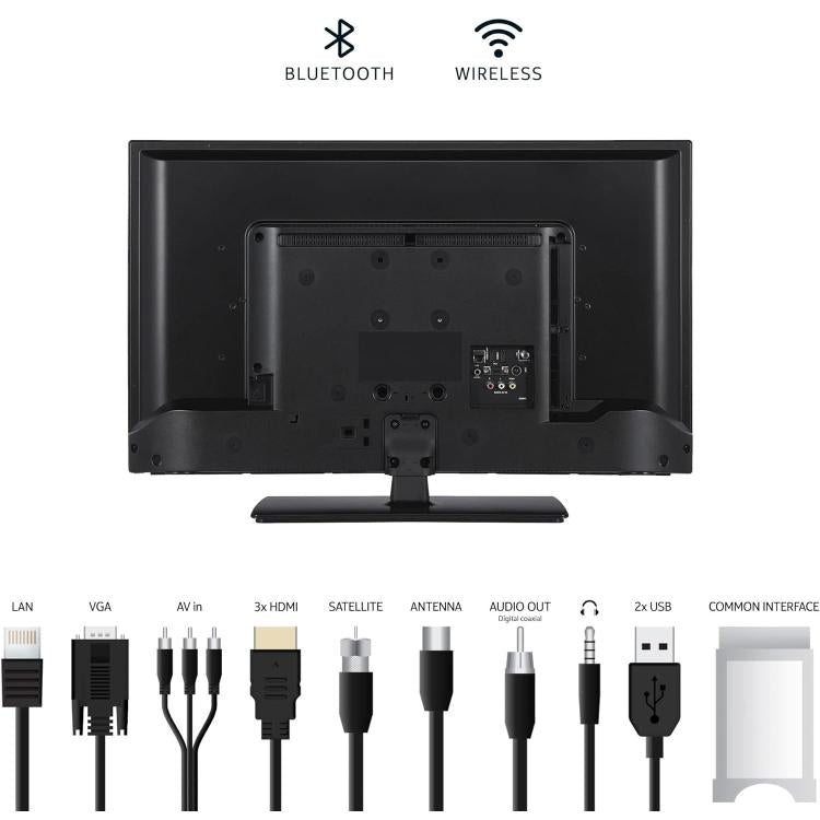 Nokia Smart TV LED 24" HD Ready HNE24GV210NC Fernseher WLAN DVB-C/S2/T2 Schwarz
