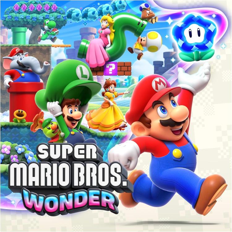 Nintendo Switch Oled White Konsole + Super Mario Wonder + 12 Monate Abo