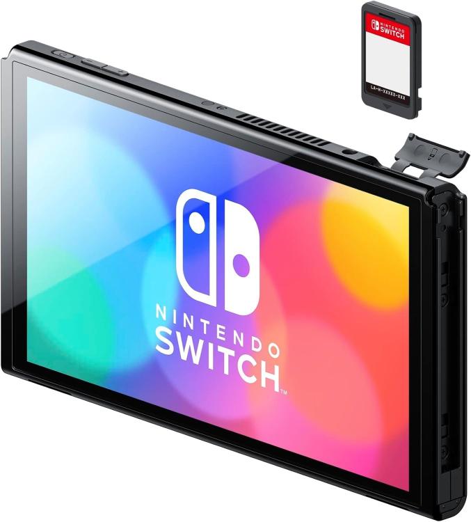 Nintendo Switch OLED Neon-Konsole Rot/Blau Edition Neu Italien 2 Jahre Garantie