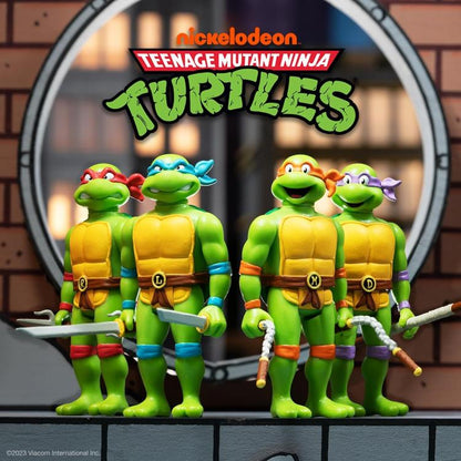Reaction Super7 Turtles "Leonardo" Actionfigur Turtle Tmnt Sammlung
