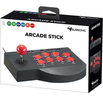 Subsonic Joystick Controller Arcade Stick PS4, PS5, Xbox Series X/S, PC, PS3, Switch