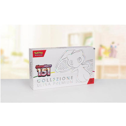 Pokemon - Collezione Ultra Premium "Scarlatto E Violetto 151" Mew  Gcc Carte
