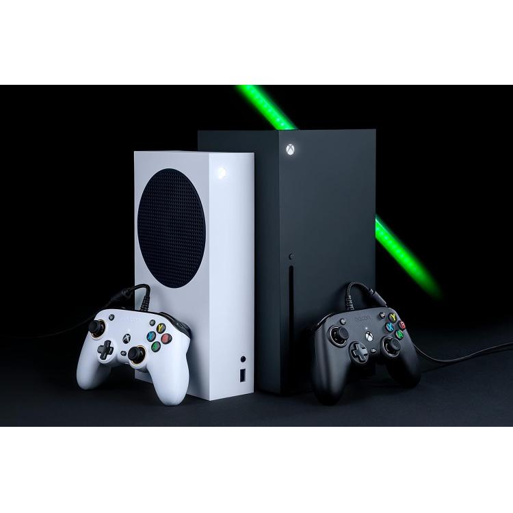 Nacon Pro Compact Controller Xbox Serie X|S One PC Programmierbar Sound Schwarz Blk