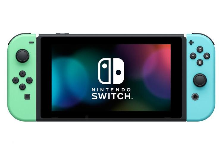 Nintendo Switch Handheld-Konsole 1.1 + Animal Crossing: New Horizons Sonderedition