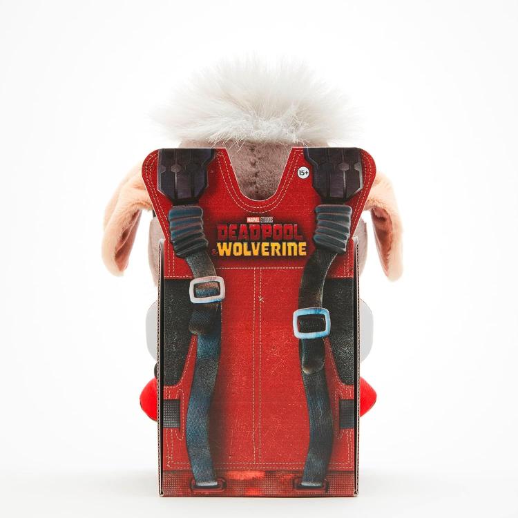 Marvel: Plüschtier Deadpool Wolverine (Dogpool) Plüsch Offizielles Disney Stofftier 25cm