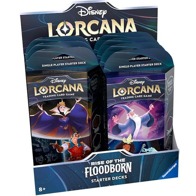 Disney Lorcana „Das Zeitalter der Flutgestalt“ Starter Deck Bernstein/Saphir TCG-Karte Eng