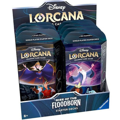 Disney Lorcana „Das Zeitalter der Flutgestalt“ Starter Deck Bernstein/Saphir TCG-Karte Eng