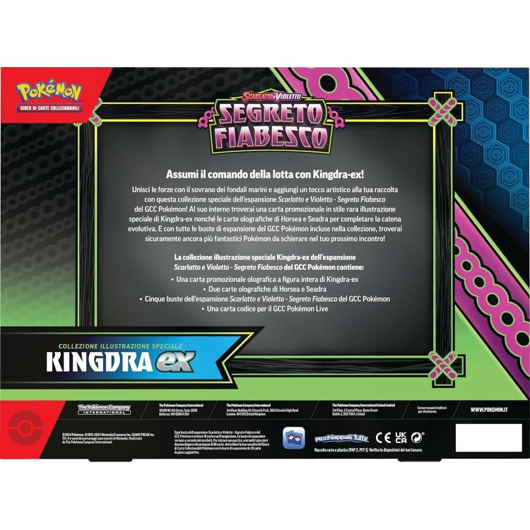 Pokemon Erweiterung Karmesin & Purpur GCC "Geheimnis der Fabelwesen" (Kingdra EX) ITA