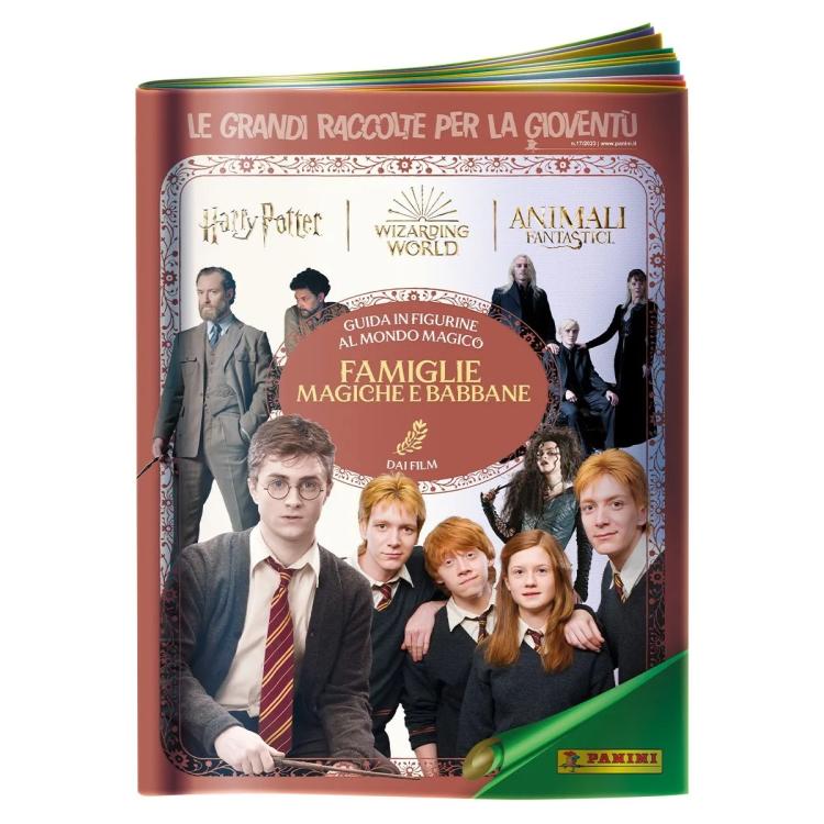 Panini Harry Potter Blister 5 Bustine + 1 Card Sticker Album: Famiglie Magiche
