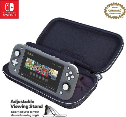 Nintendo Switch Deluxe Reisetasche Hülle Metallic Silber Kompatibel mit Oled/Lite