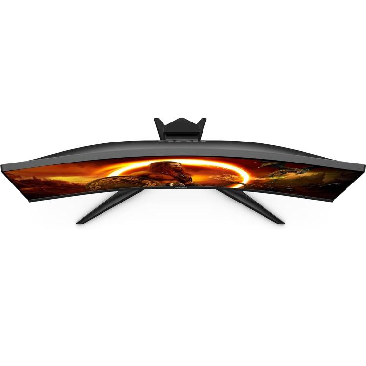 Aoc Monitor 27" Curvo Gaming Full Hd Fhd Wifi 165hz Va C27g2e Nero Red/Black