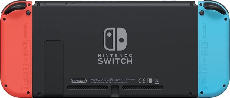 Nintendo Switch OLED Neon-Konsole Rot/Blau Edition Neu Italien 2 Jahre Garantie