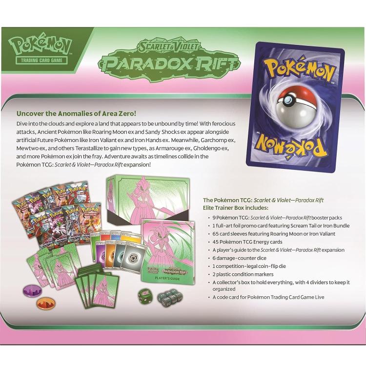 Pokemon Top-Trainer-Box Paradoxrift (Eisenkrieger) Karten - Eng