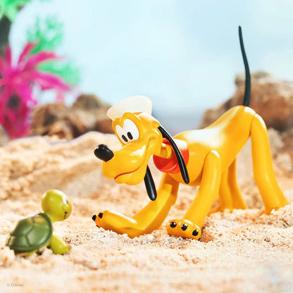 Super7 Disney Mickey & Friends "Pluto" Action Reaction Figur Hund Micky Maus 9Cm