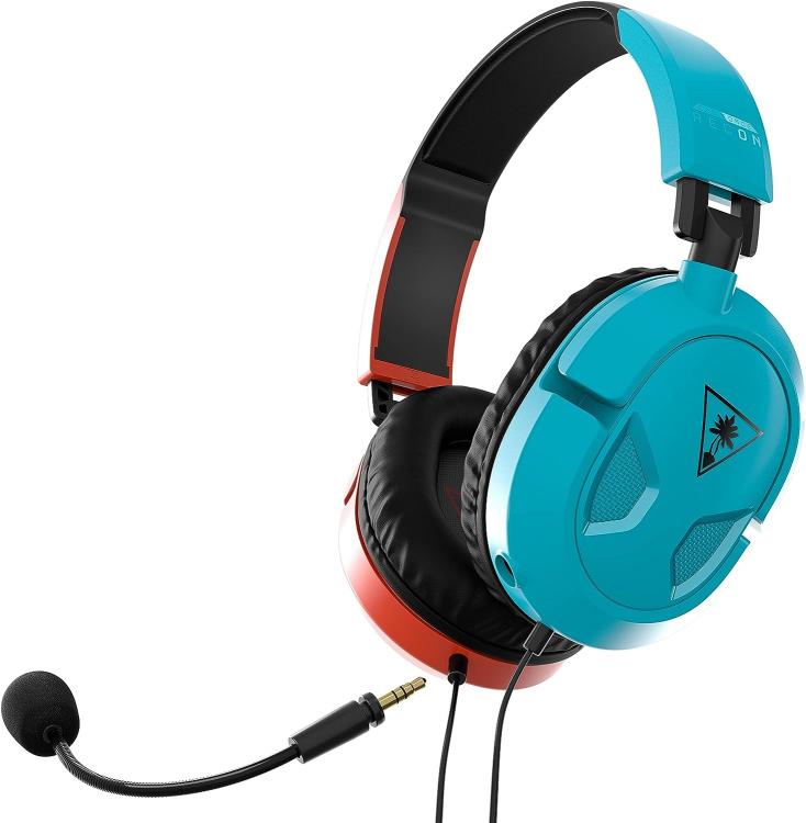 Turtle Beach Recon 50 Nintendo Switch Neon Rot/Blau Gaming-Headset kabelgebunden Spiel