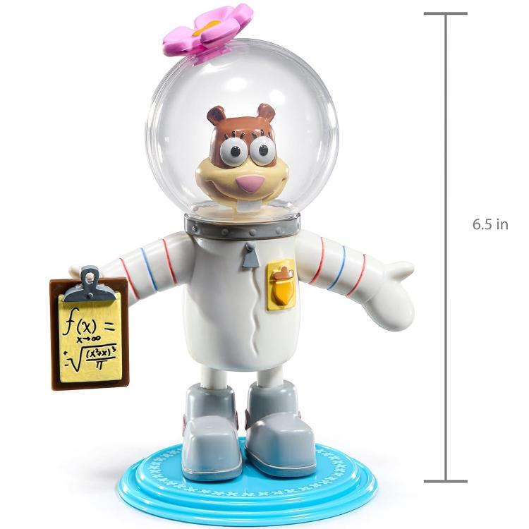 BENDYFIGS - SPONGEBOB SCHWAMMKOPF (SANDY CHEEKS) ACTIONFIGUR 16CM NOBLE COLL.