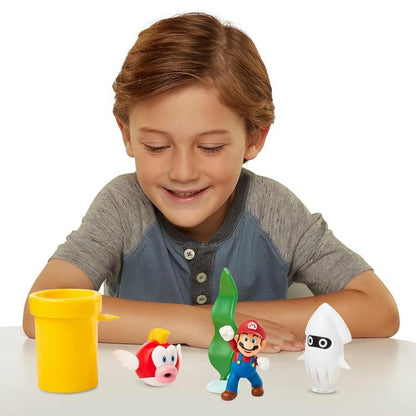Jakks Pacific Nintendo: Super Mario „Unterwasser-Diorama-Set“ Spielfiguren 3+