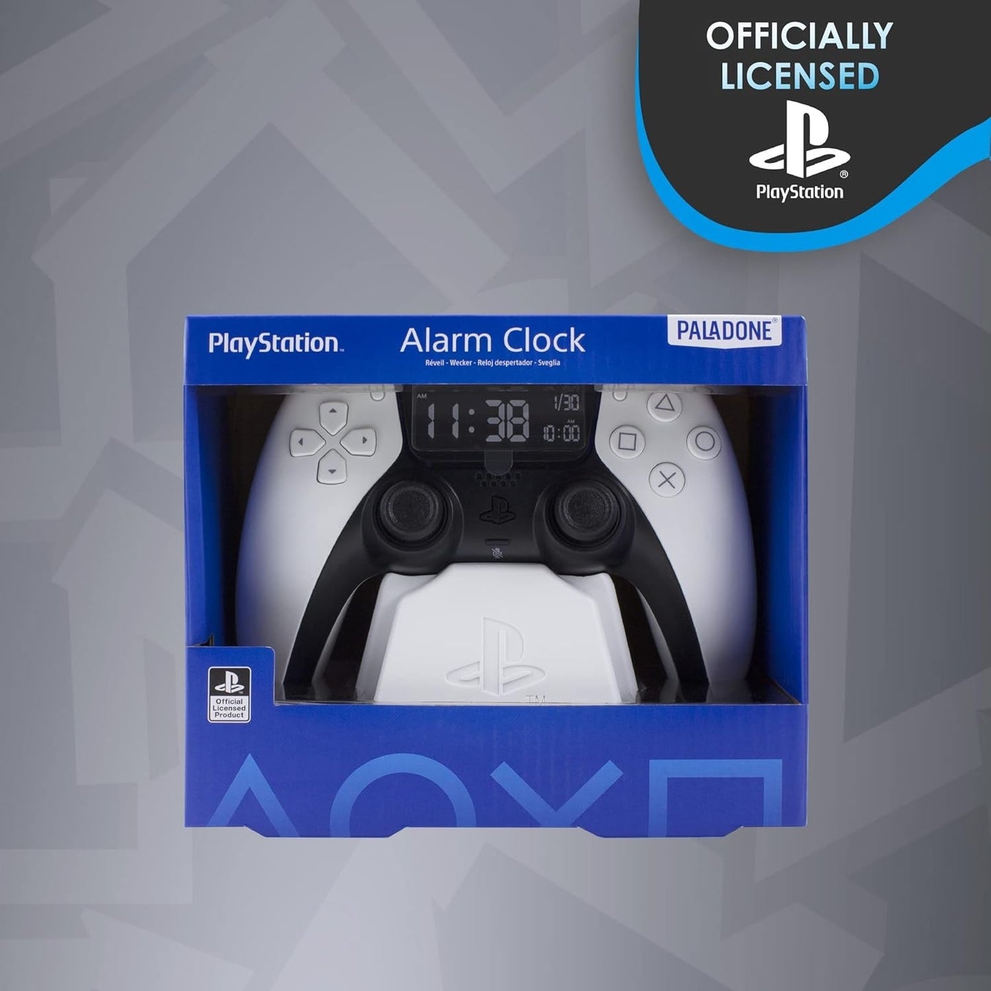 Paladone Digitalwecker Playstation Controller PS5 Dualsense Pad Weiß