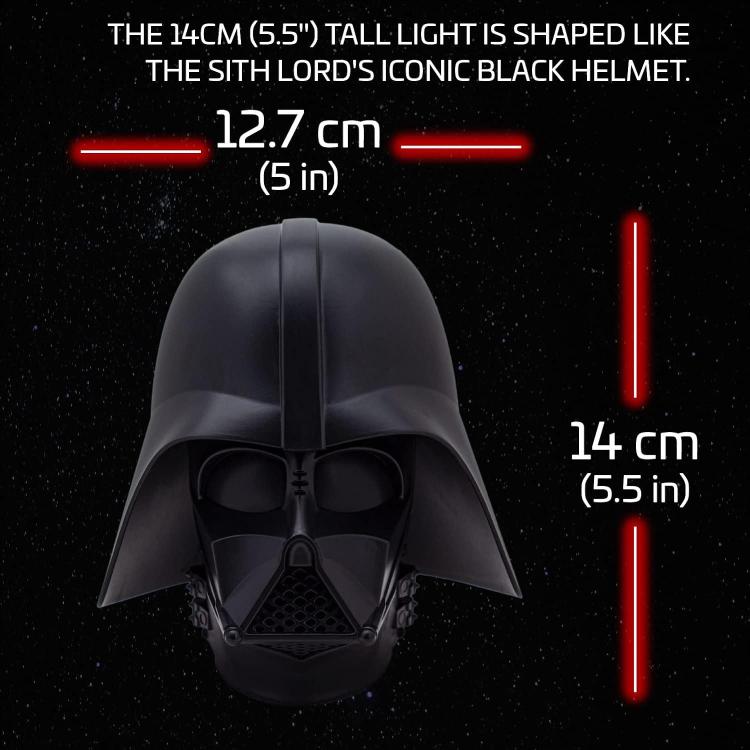 Paladone 3D Tischlampe mit Sound Star Wars Darth Vader Lampe mit Sound