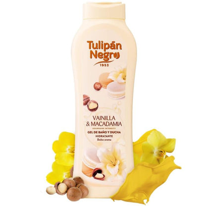 Tulipan Negro - Confezione Da 6 Bagnoschiuma Shower Gel Bagno Crema Doccia 650Ml