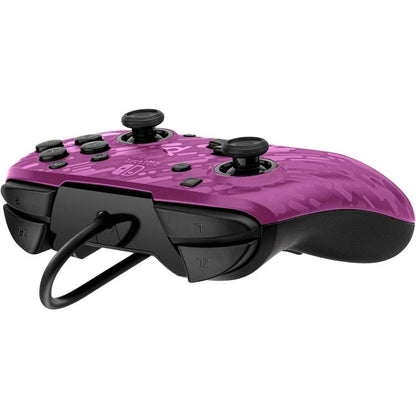 Pdp Controller Kabelgebunden Nintendo Switch Mit Kabel Faceoff Deluxe Audio Violett