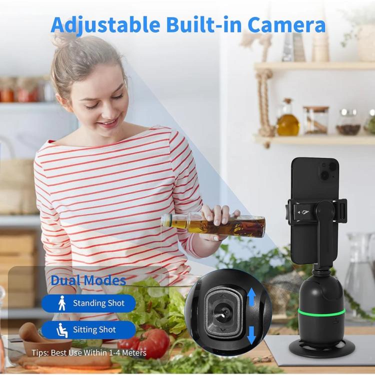 Stativkopf für Smartphone mit 360-Grad-Gesichtsverfolgung
