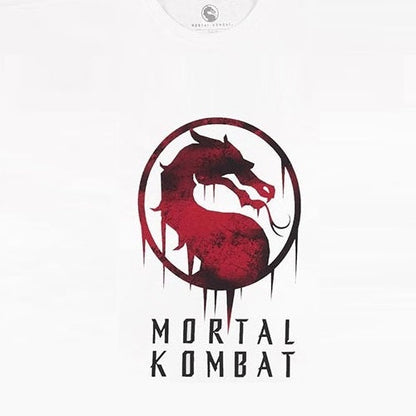 DIFUZED - T-SHIRT: MORTAL KOMBAT (S) SHIRT LOGO VIDEOGAMES VIDEOGAME PS4 PS5