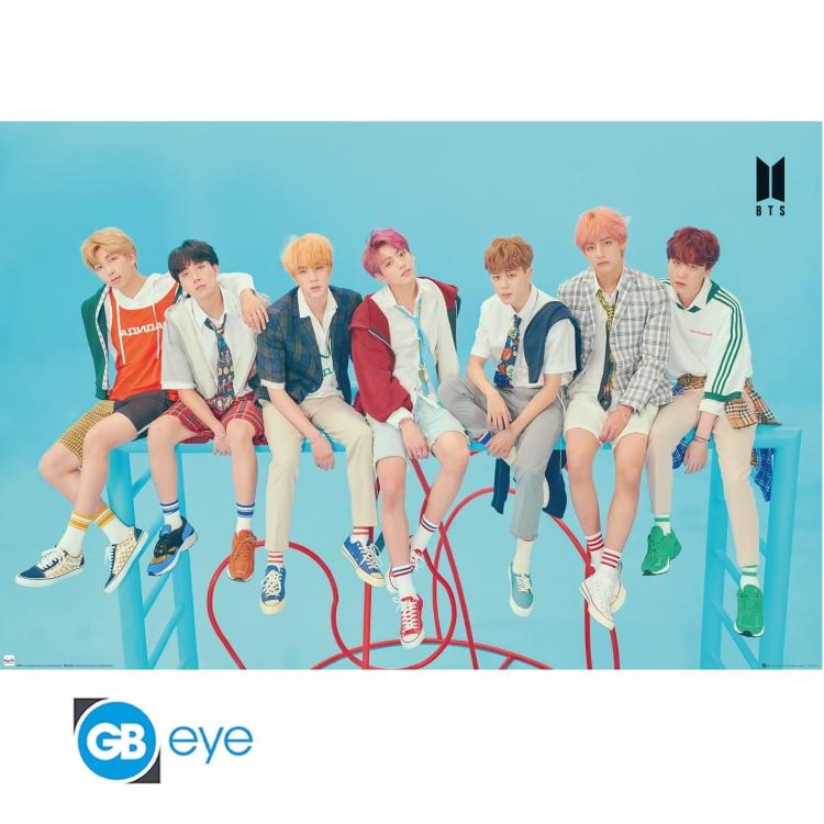 ABYSTYLE MAXI POSTER BTS : „GROUP BLUE“ POP BAND FAN MUSIC (GB EYE) 91,5x61cm