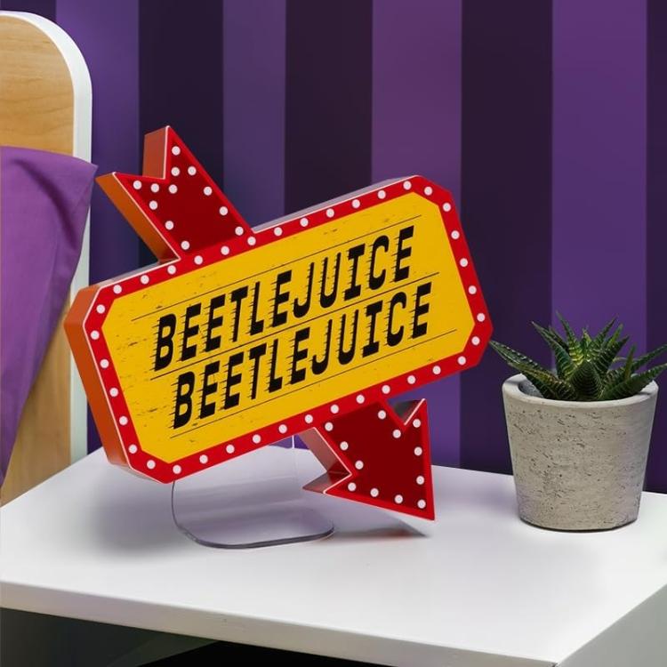 Paladone Tisch-/Wandleuchte Logo Light (Beetlejuice) Horror Akku USB