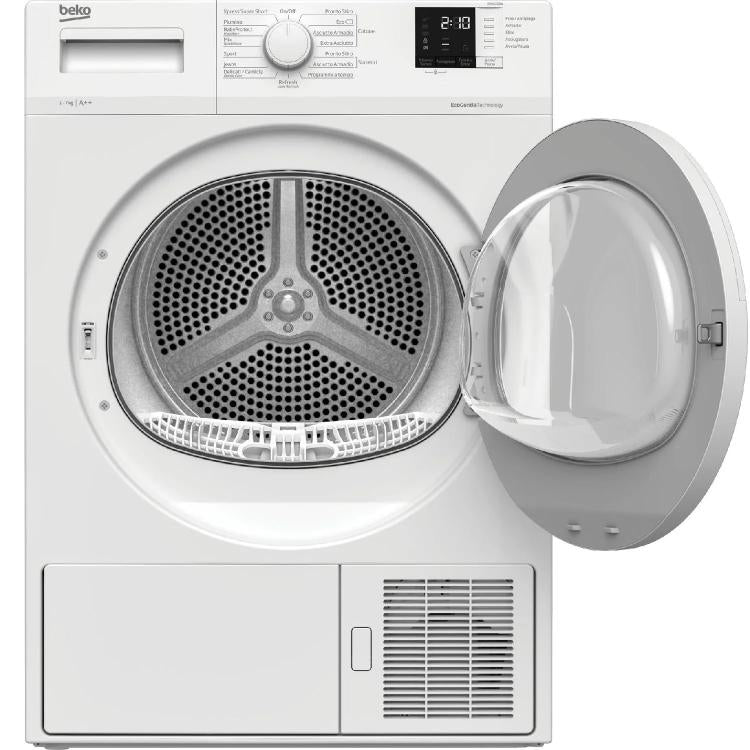 BEKO WÄSCHETROCKNER SLIM 7KG A++ INVERTER WÄRMEPUMPE DIGITALES DISPLAY DRXS722W