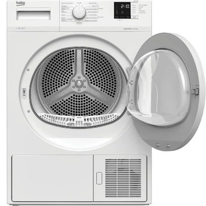 BEKO WÄSCHETROCKNER SLIM 7KG A++ INVERTER WÄRMEPUMPE DIGITALES DISPLAY DRXS722W