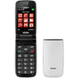 Brondi Magnum 4 GSM Flip Mobile Phone Maxi Display Dual SIM 1.3MP Camera White