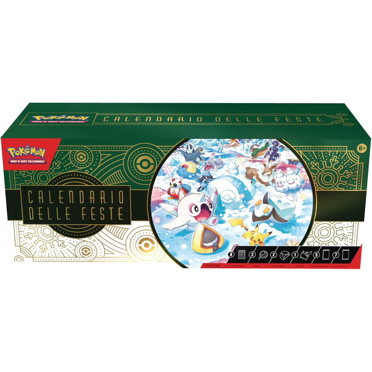 Pokémon „Feiertagskalender 2024“ Sammelkartenspiel TCG ITA