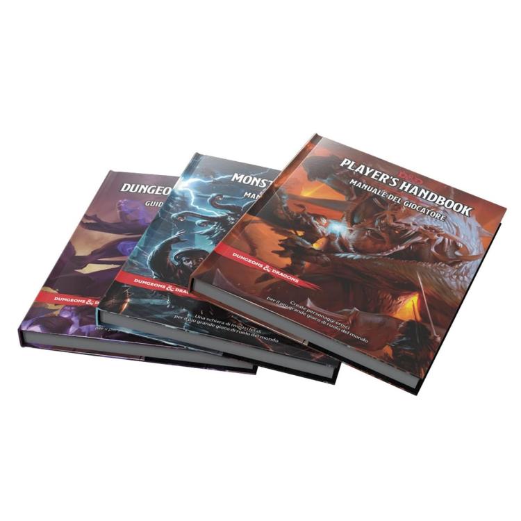 Dungeons & Dragons Player's Handbook + Monster Manual + Dungeon Master's Guide Gift Set - Italian Edition