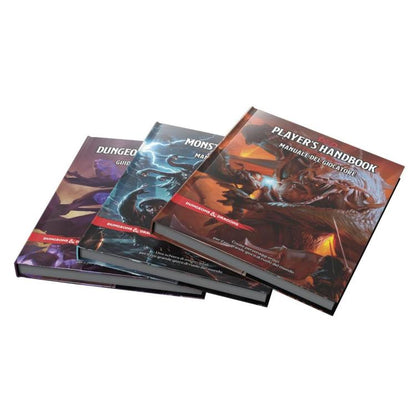 Dungeons & Dragons Player's Handbook + Monster Manual + Dungeon Master's Guide Gift Set - Italian Edition